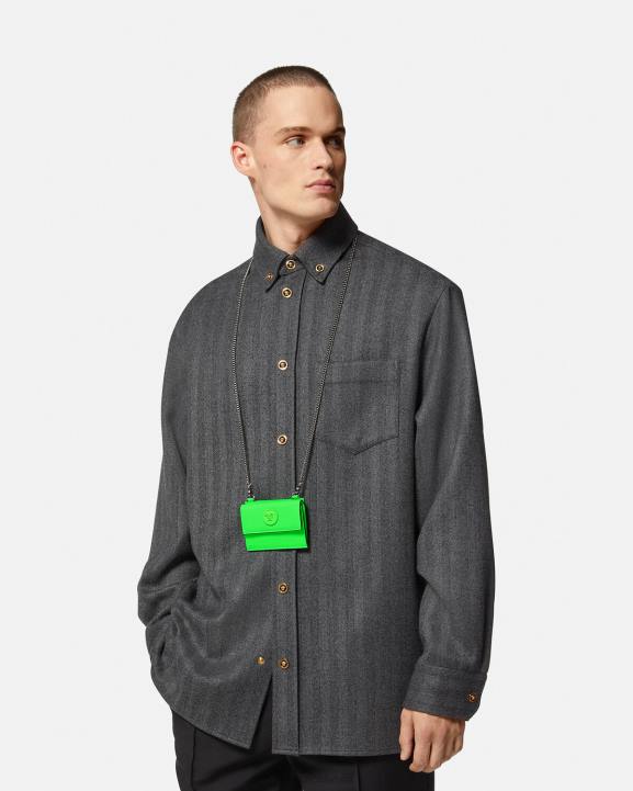 zaļš Piederumi Versace 806B1644 vīriešiem medusa biggie karšu turētājs