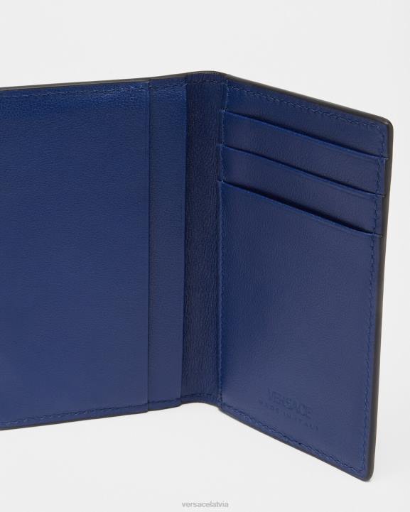 zils Piederumi Versace 806B1633 vīriešiem medusa biggie karšu turētājs