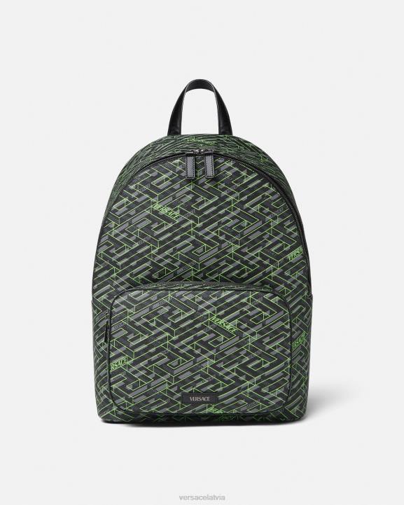 drukāt somas Versace 806B1488 vīriešiem la greca paraksta mugursoma