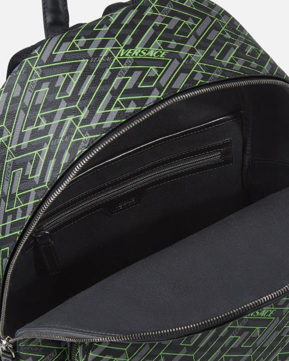 drukāt somas Versace 806B1488 vīriešiem la greca paraksta mugursoma