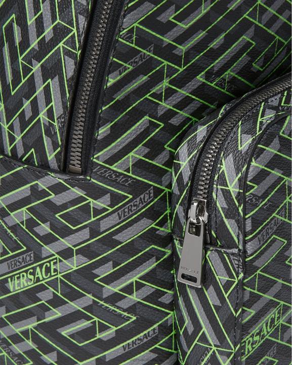 drukāt somas Versace 806B1488 vīriešiem la greca paraksta mugursoma