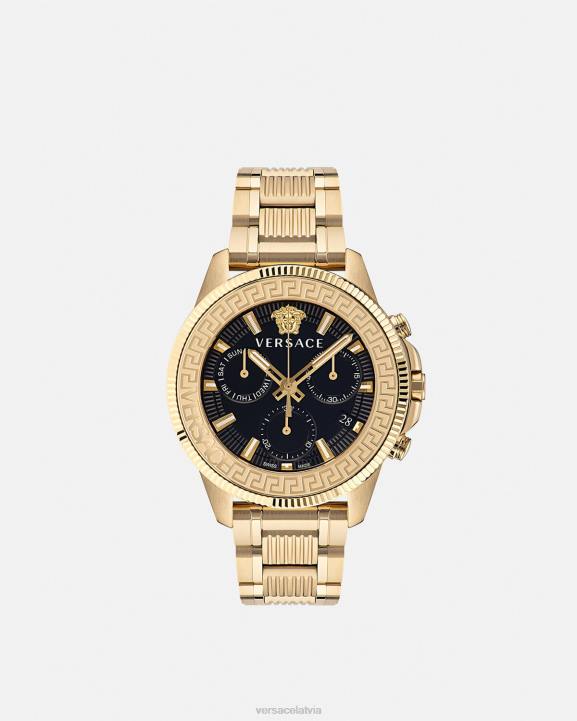 pnul Piederumi Versace 806B1709 vīriešiem greca action chrono pulkstenis