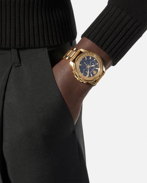 pnul Piederumi Versace 806B1709 vīriešiem greca action chrono pulkstenis