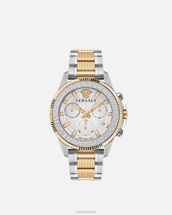 pnul Piederumi Versace 806B1710 vīriešiem greca action chrono pulkstenis