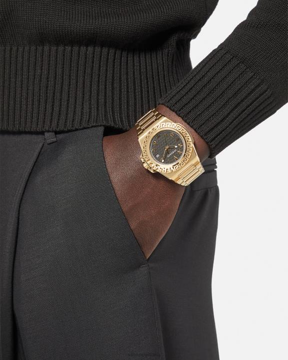 pnul Piederumi Versace 806B1712 vīriešiem greca reakcijas pulkstenis