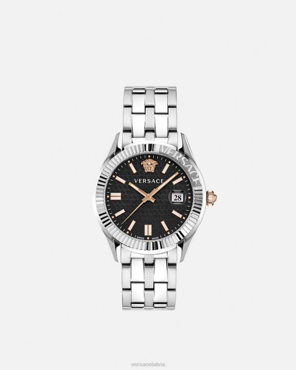pnul Piederumi Versace 806B1713 vīriešiem griekas laika pulkstenis