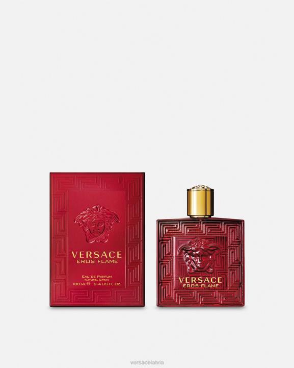sarkans Piederumi Versace 806B1721 vīriešiem eros flame edp 100 ml