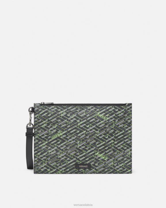 drukāt somas Versace 806B1480 vīriešiem la greca paraksta maisiņš