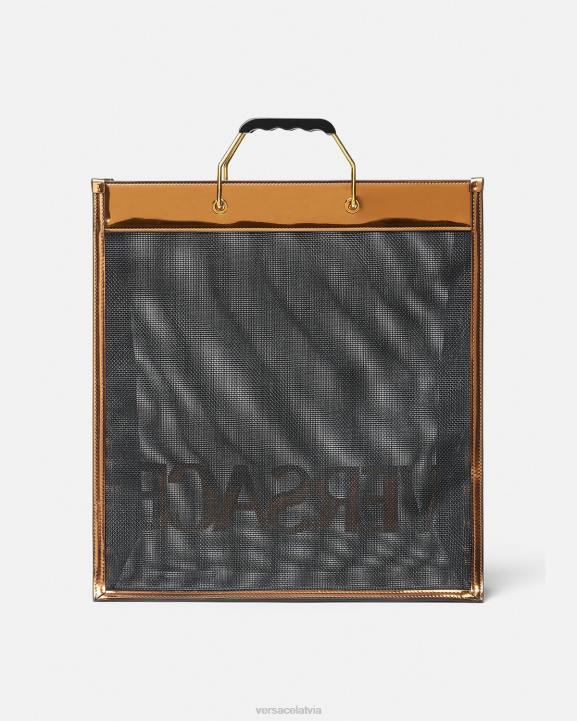 melna un karamele somas Versace 806B1509 vīriešiem pircēja augsta soma