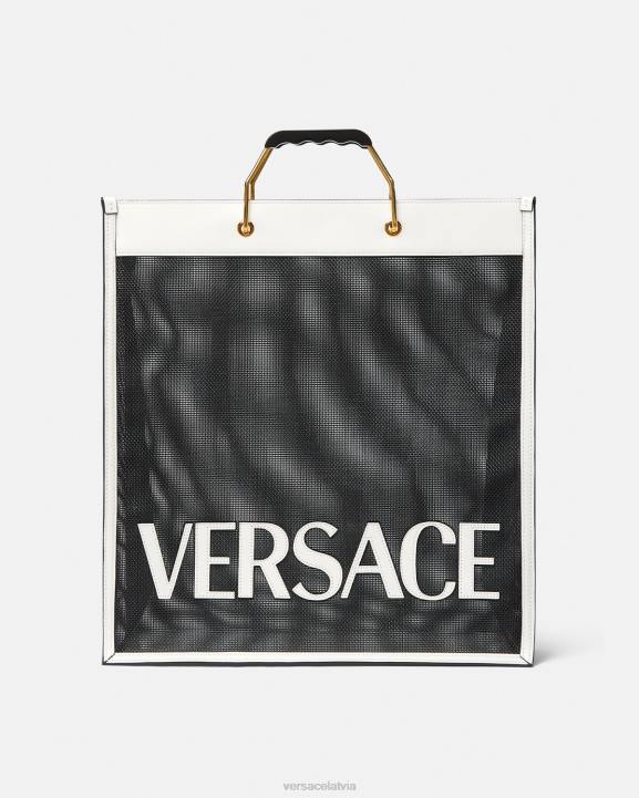 melns balts somas Versace 806B1508 vīriešiem pircēja soma